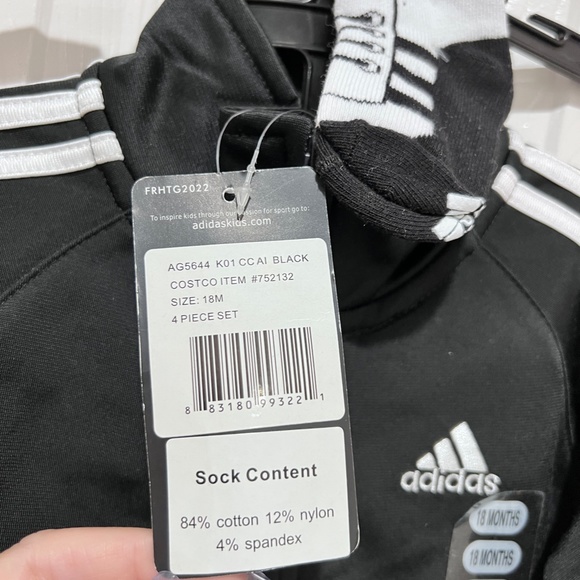 [All for$6-20 ]18m Adidas Track Suit 3pc set - Picture 3 of 5